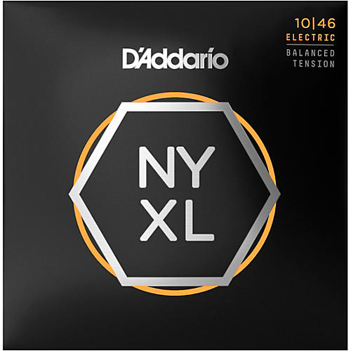 D'Addario NYXL1046BT Balanced Tension Nickel Wound Electric Guitar Strings 10-46