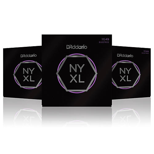 NYXL1149 Medium 3-Pack Electric Guitar Strings