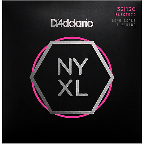 D'Addario NYXL32130 Gauge 6-String Long Scale Electric Bass Strings