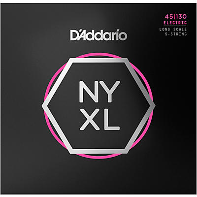 D'Addario NYXL45130 Gauge NPS Long-Scale Bass Strings