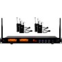Nady Nady DW-44 Quad Digital Wireless Lapel Microphone System with Four Fixed UHF Frequencies with QPSK Modulation