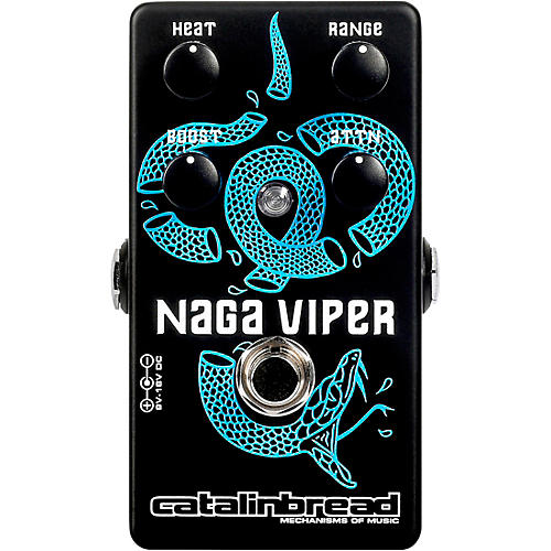 Catalinbread Naga Viper MKII Treble Booster Effects Pedal Black
