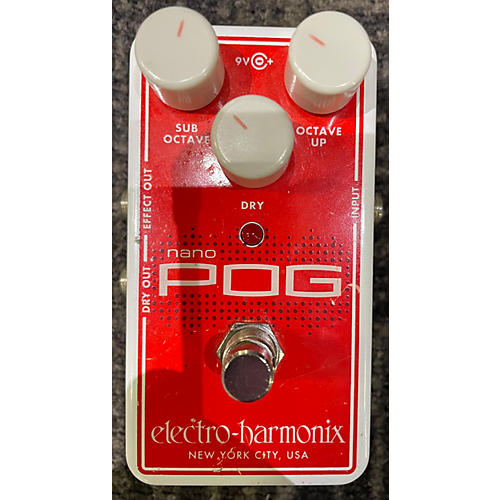 Electro-Harmonix Nano POG Polyphonic Octave Generator Effect Pedal