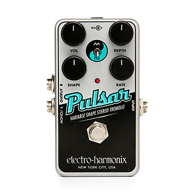 Electro-Harmonix Nano Pulsar Variable Shape Stereo Tremolo Effects Pedal