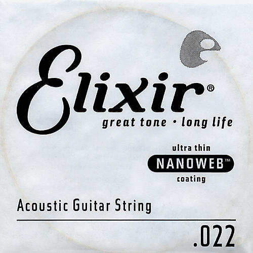 Nanoweb .022 Acoustic Guitar String 4-Pack Singles