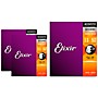 Elixir Nanoweb Custom Light Acoustic Guitar Strings 3 Pack