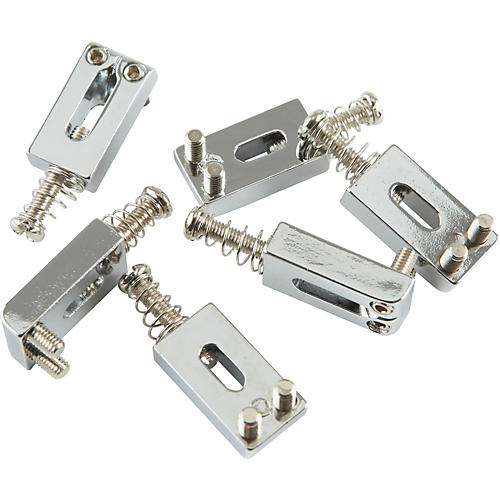 Proline Narrow Spaced Bridge Saddle Set 6 Pack Chrome