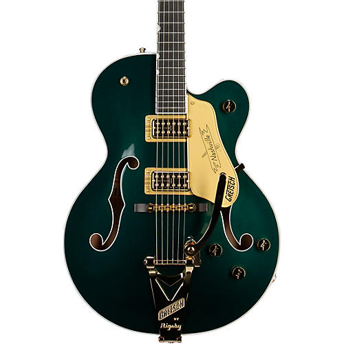 Gretsch Guitars Nashville Hollow Body with String-Thru Bigsby and Gold Hardware Electric Guitar Cadillac Green