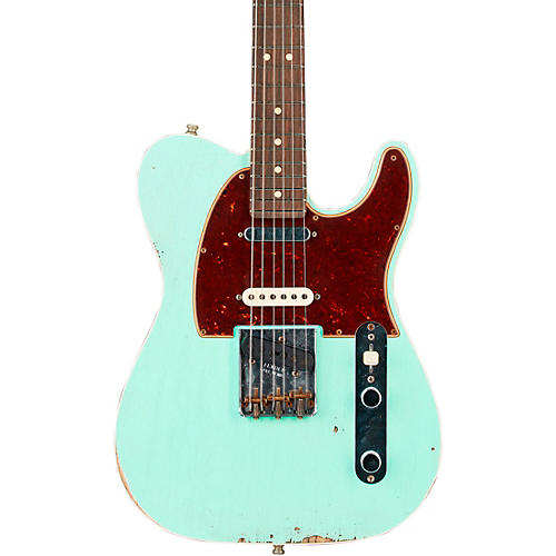 Fender Custom Shop Nashville Telecaster Custom Relic Rosewood Fingerboard Electric Guitar Surf Green