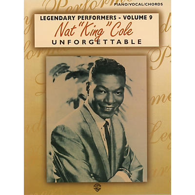 Alfred Nat "King" Cole Unforgettable Piano/Vocal/Chords Book