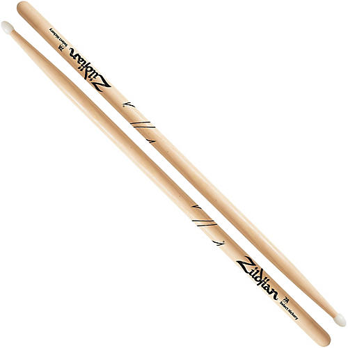 Zildjian Natural Hickory Drum Sticks 7A Nylon