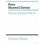Chester Music Naxos Quartet No. 9 Music Sales America Series Softcover Composed by Peter Maxwell Davies