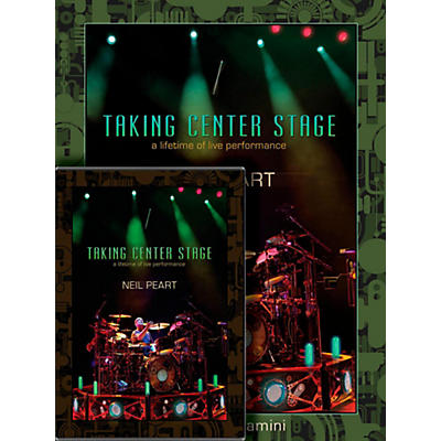 Hudson Music Neil Peart Taking Center Stage Combo Pack Book/DVD