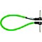 Neon Overbraid Jumper Cable Pedal Coupler Level 1 Green 12 in.