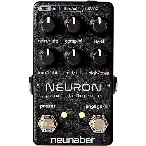Neunaber Neuron Gain Intelligence Dynamic Multistage Guitar Preamp Pedal Condition 1 - Mint Black