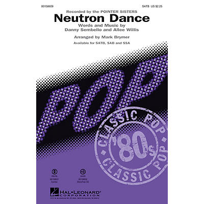 Hal Leonard Neutron Dance ShowTrax CD by Pointer Sisters Arranged by Mark Brymer