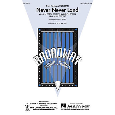 Hal Leonard Never Never Land SSA Arranged by Mac Huff