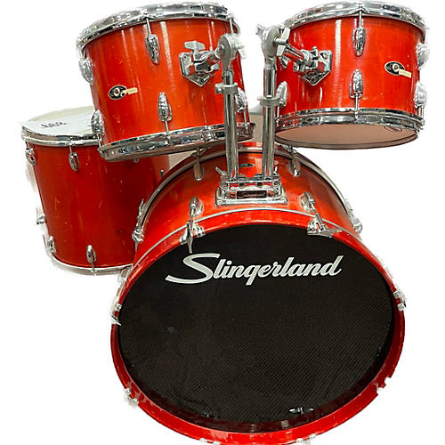 Slingerland New Rock Outfit Drum Kit Violin Red