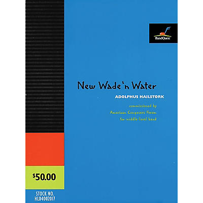 American Composers Forum New Wade 'n Water (Score Only) (BandQuest Series) Concert Band Composed by Adolphus Hailstork