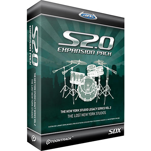 New York Studio Legacy Series Vol.2 SDX Sample Collection for Superior Drummer 2.0