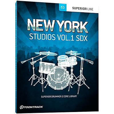 Toontrack New York Studios, Volume 1 SDX (Software Download)