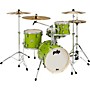 PDP by DW New Yorker 4-Piece Shell Pack w/ 16 in. Bass Drum Electric Green Sparkle