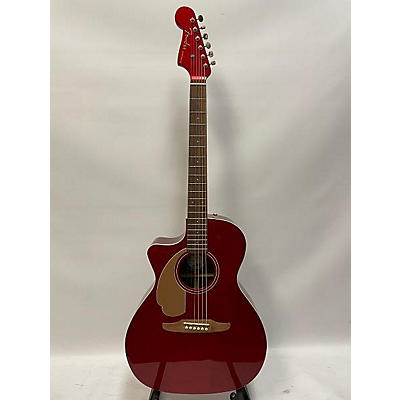 Fender Newporter Left Handed Acoustic Electric Guitar