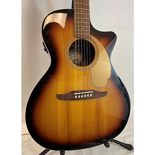 Fender Newporter Player Acoustic Electric Guitar 3 Color Sunburst