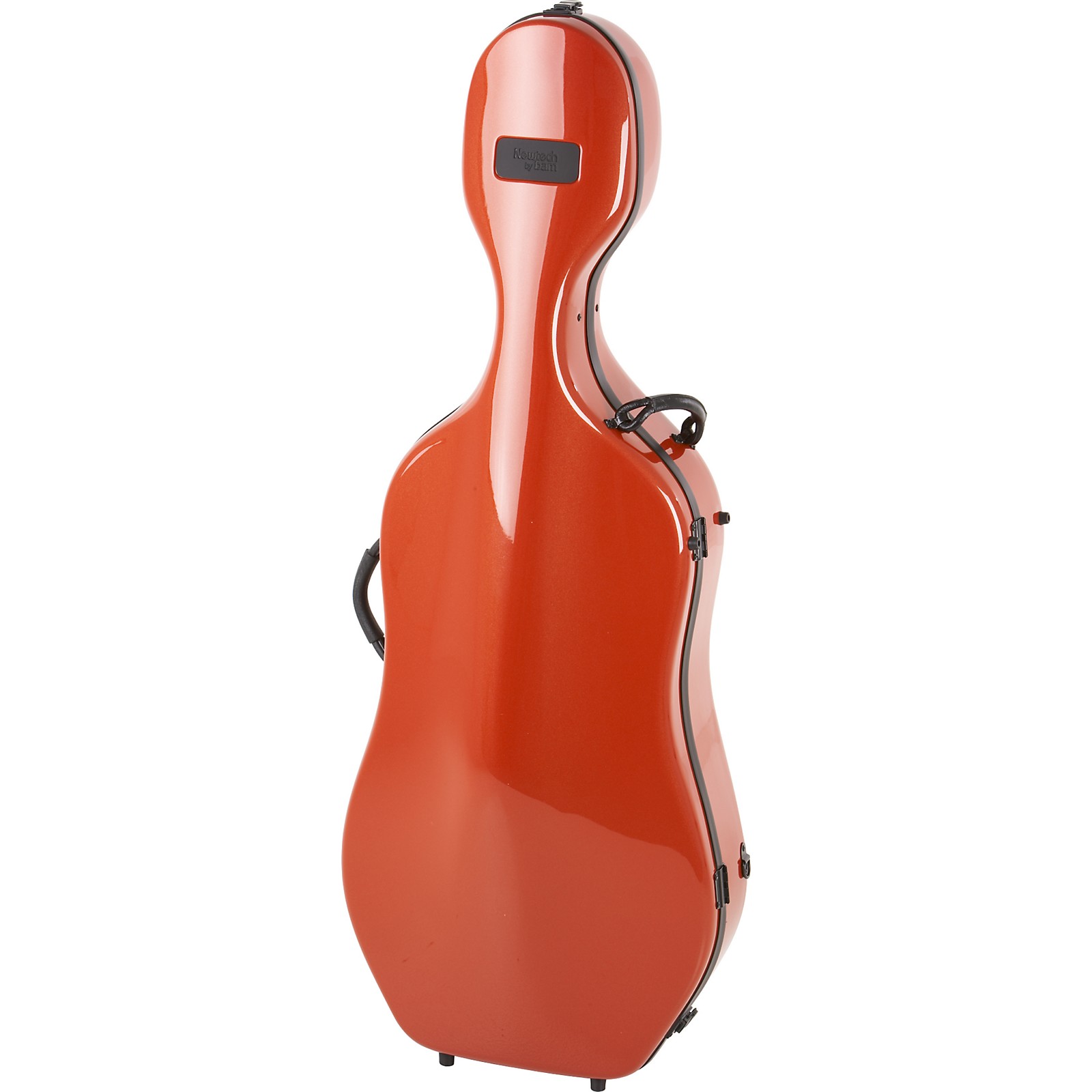 Bam Newtech Cello Case Terracotta (Orange), With Wheels Musician's Friend