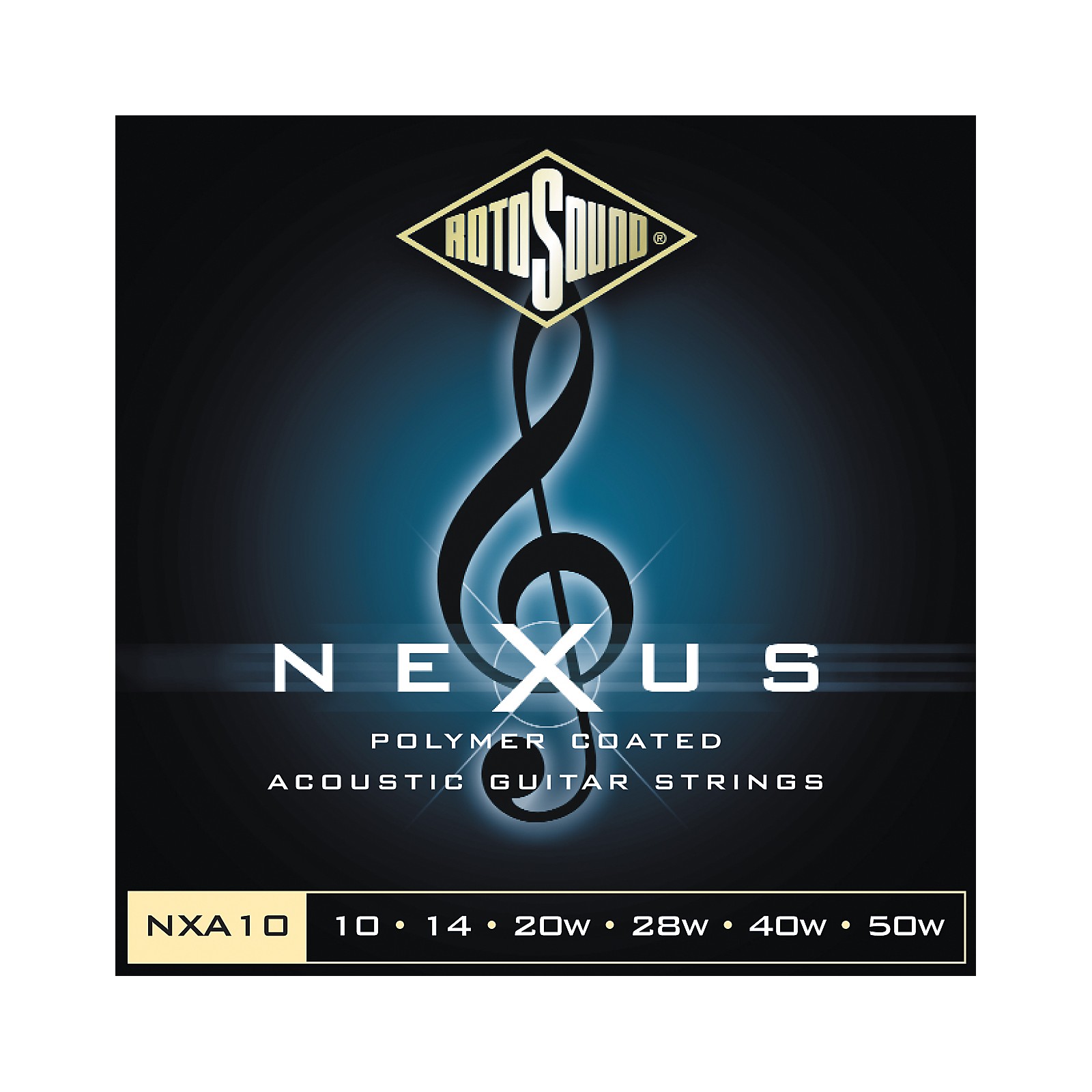 Rotosound Nexus Polymer Extra Light Coated Acoustic Strings Musician