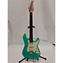Used Schecter Guitar Research Nick Johnson Signature Solid Body Electric Guitar Green