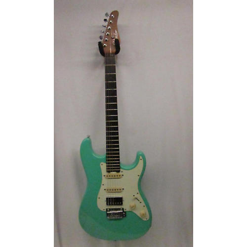Schecter Guitar Research Nick Johnson Solid Body Electric Guitar Surf Green
