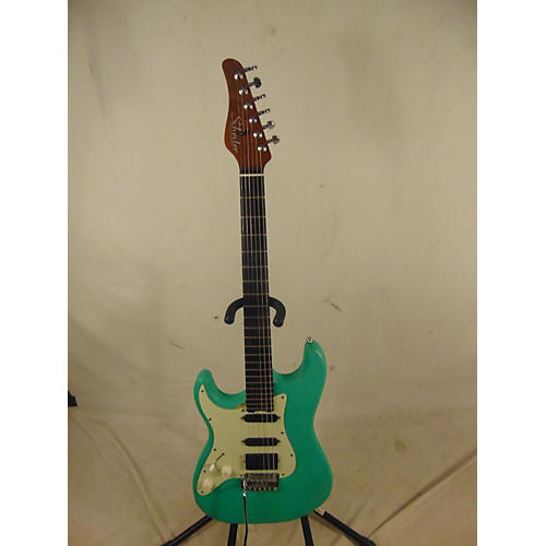Schecter Guitar Research Nick Johnson Solid Body Electric Guitar Mint Green