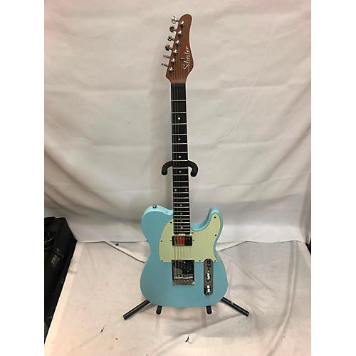 Schecter Guitar Research Nick Johnston T Solid Body Electric Guitar POWDER BLUE