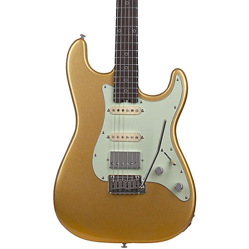Schecter Guitar Research Nick Johnston Traditional HSS 10th Anniversary Electric Guitar Atomic Saffron