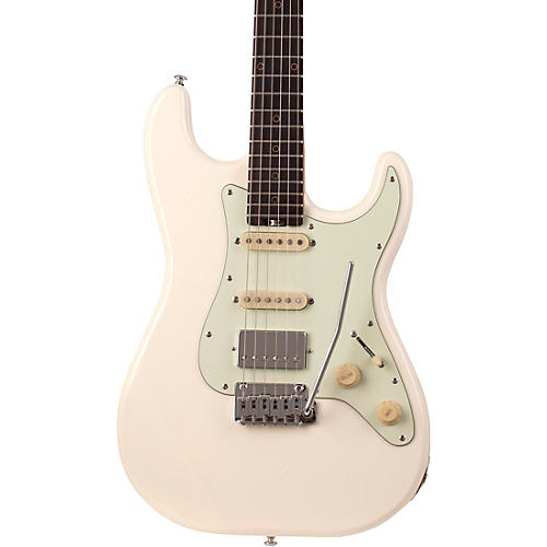 Schecter Guitar Research Nick Johnston Traditional HSS Electric Guitar Atomic Snow Mint Green Pickguard