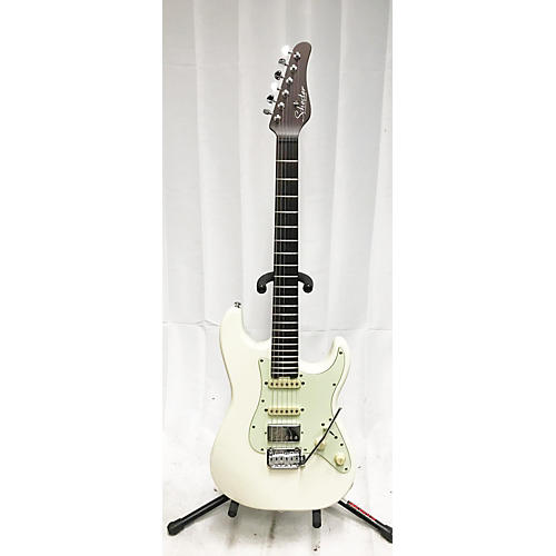 Schecter Guitar Research Nick Johnston Traditional HSS Solid Body Electric Guitar ATOMIC WHITE
