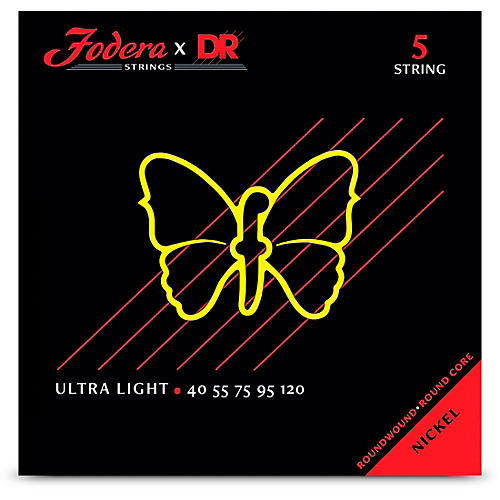 Fodera Nickel 5 String Bass Set Ultra Light 40 - 120