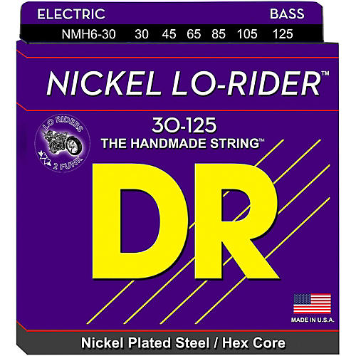 Nickel Lo-Riders Medium 6-String Bass Strings