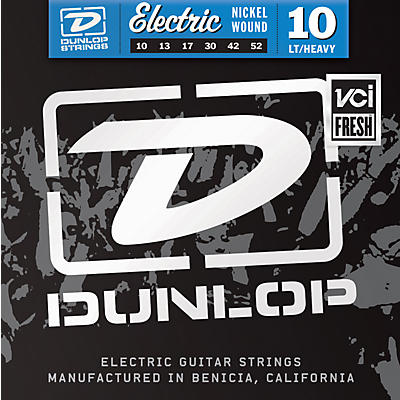 Dunlop Nickel Plated Steel Electric Guitar Strings - Light Top Heavy Bottom 10's