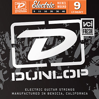 Dunlop Nickel Plated Steel Electric Guitar Strings - Light Top Heavy Bottom 9's