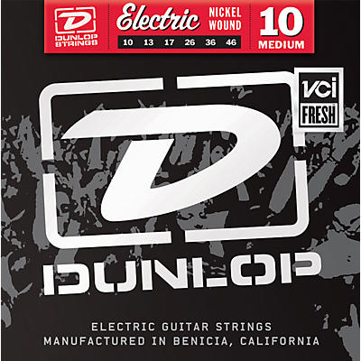 Dunlop Nickel-Plated Steel Electric Guitar Strings - Medium