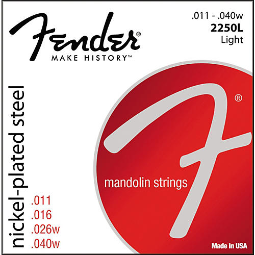 Nickel-Plated Steel Mandolin Strings - Light
