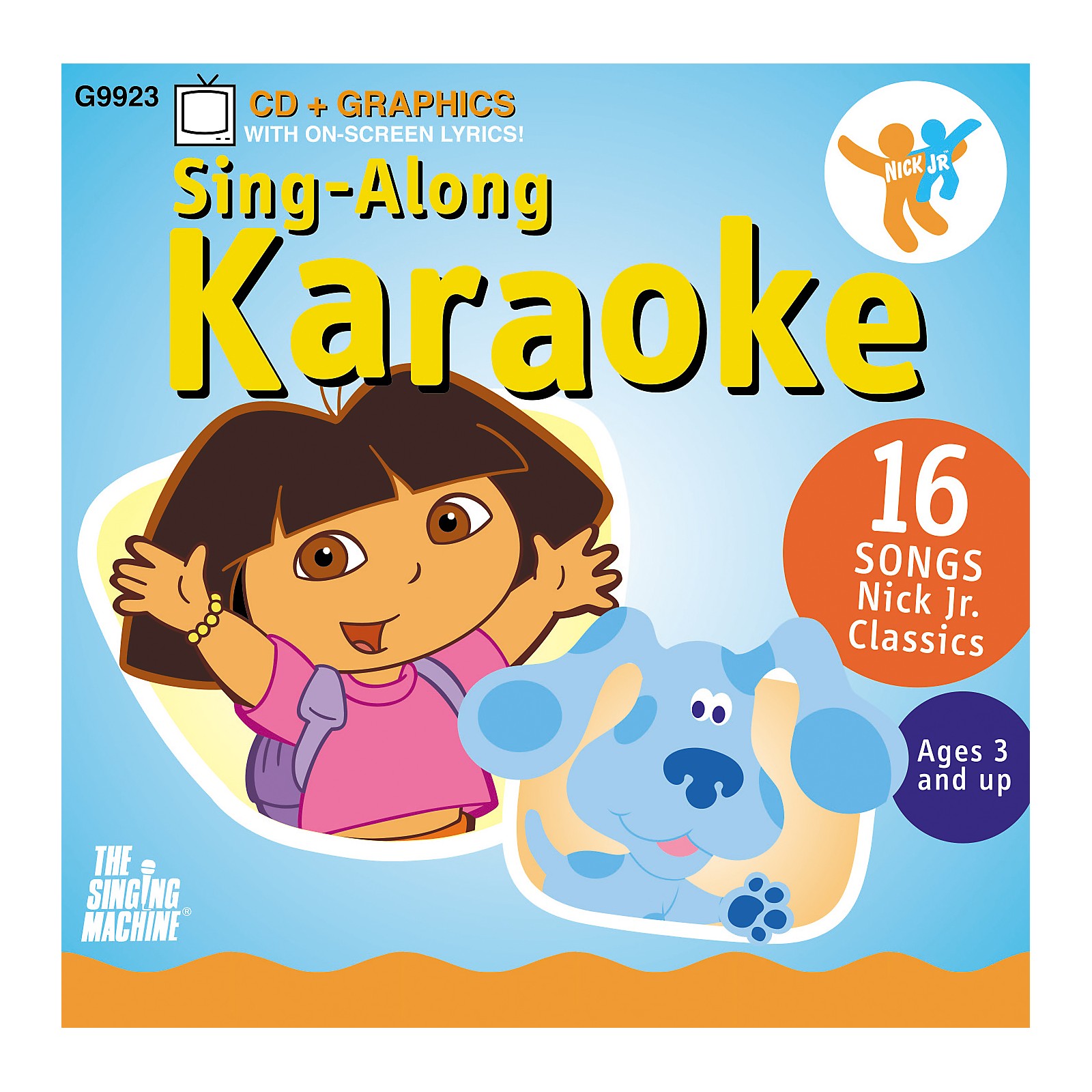 The Singing Machine Nickelodeon Dora the Explorer Volume 1 Karaoke CD+G Musician's Friend