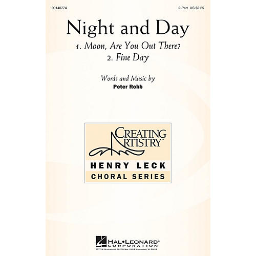 Hal Leonard Night and Day 2PT TREBLE composed by Peter Robb