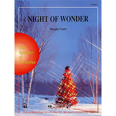 Curnow Music Night of Wonder (Grade 2 - Score Only) Concert Band Arranged by Douglas Court