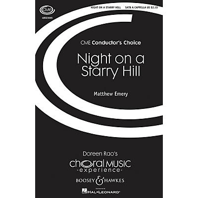 Boosey and Hawkes Night on a Starry Hill (CME Conductor's Choice) SATB a cappella composed by Matthew Emery