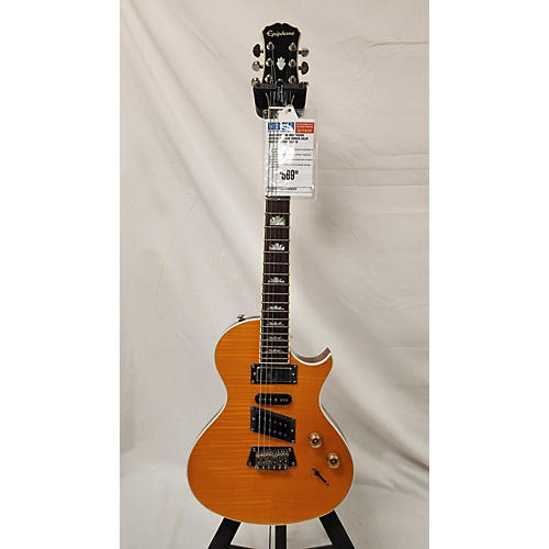 Epiphone Nighthawk Custom Reissue Solid Body Electric Guitar Amber