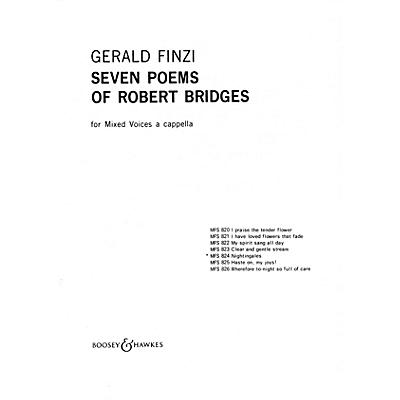 Boosey and Hawkes Nightingales (No. 5 from Seven Poems of Robert Bridges) SSATB A Cappella composed by Gerald Finzi