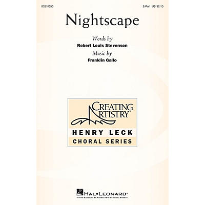 Hal Leonard Nightscape 2-Part composed by Franklin Gallo
